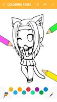 Coloring Gacha Life Game ảnh chụp màn hình 3