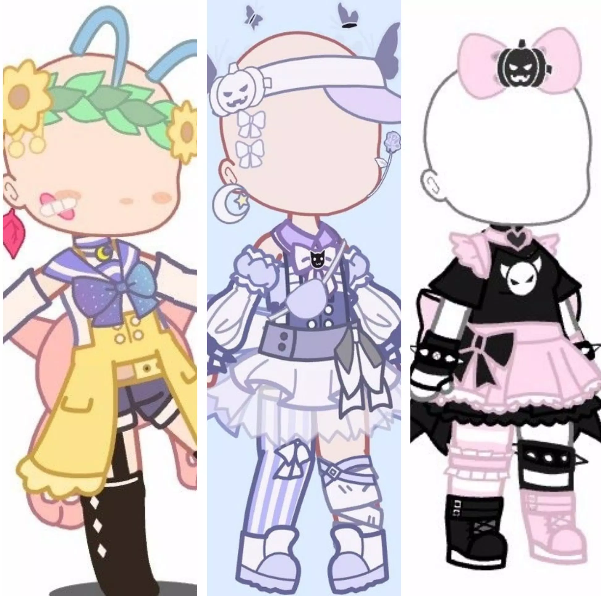 gacha club outfits