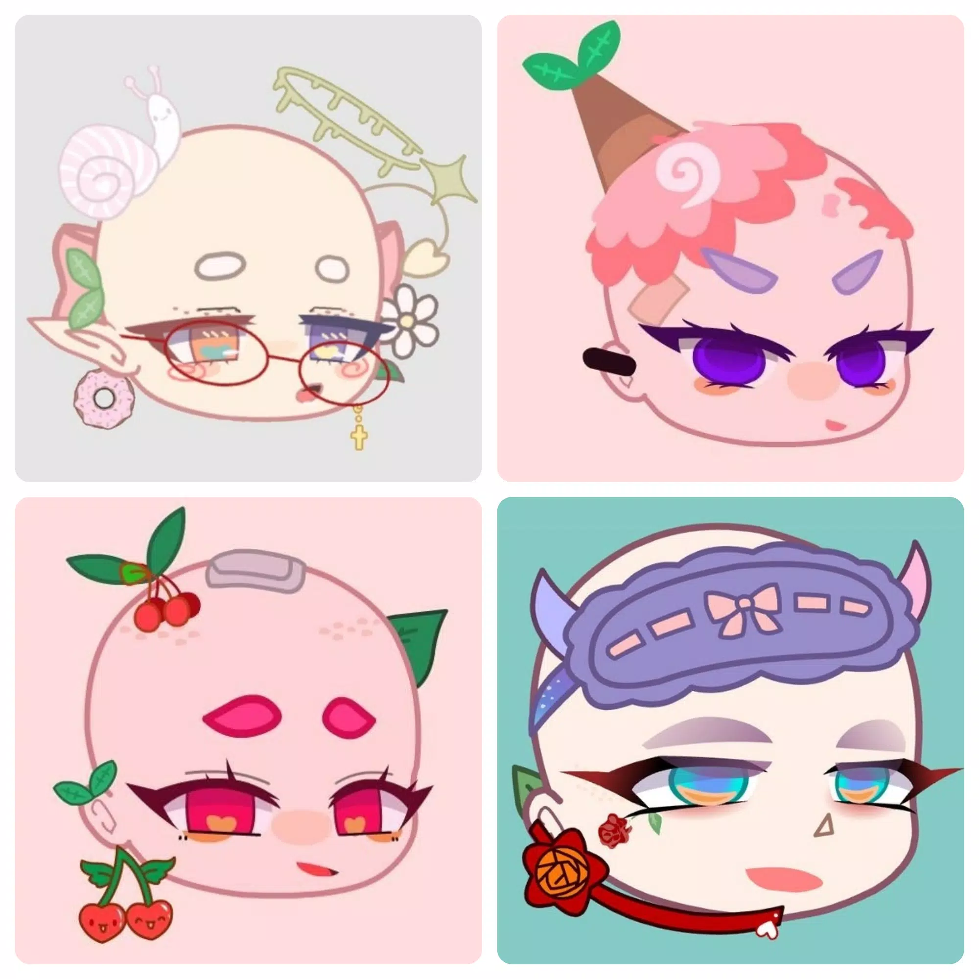 Aesthetic OC And Face Ideas For Gacha Club APK pour Android