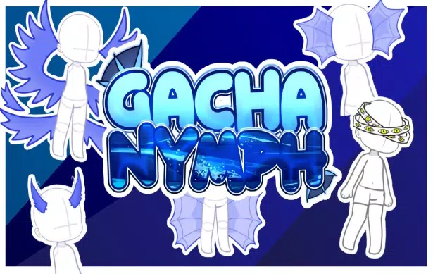 Camiseta Gacha life, personagens da vida Gacha, jogo Gacha