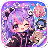 Gacha Stickers Anime Pack