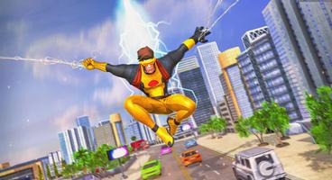 Flash Speed super Hero Games Affiche