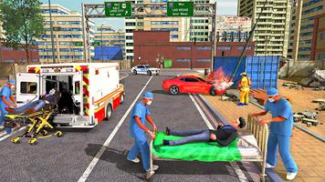 Emergency Fire Fighter Rescue Cartaz