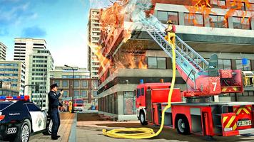Emergency Fire Fighter Rescue imagem de tela 1