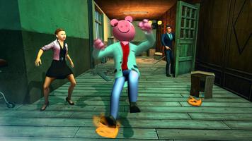 Hello Scary Piggy Boss: Horror Escape Roblx Games ảnh chụp màn hình 1