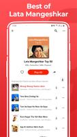 Lata Mangeshkar Old songs, purane gaane MP3 App capture d'écran 1