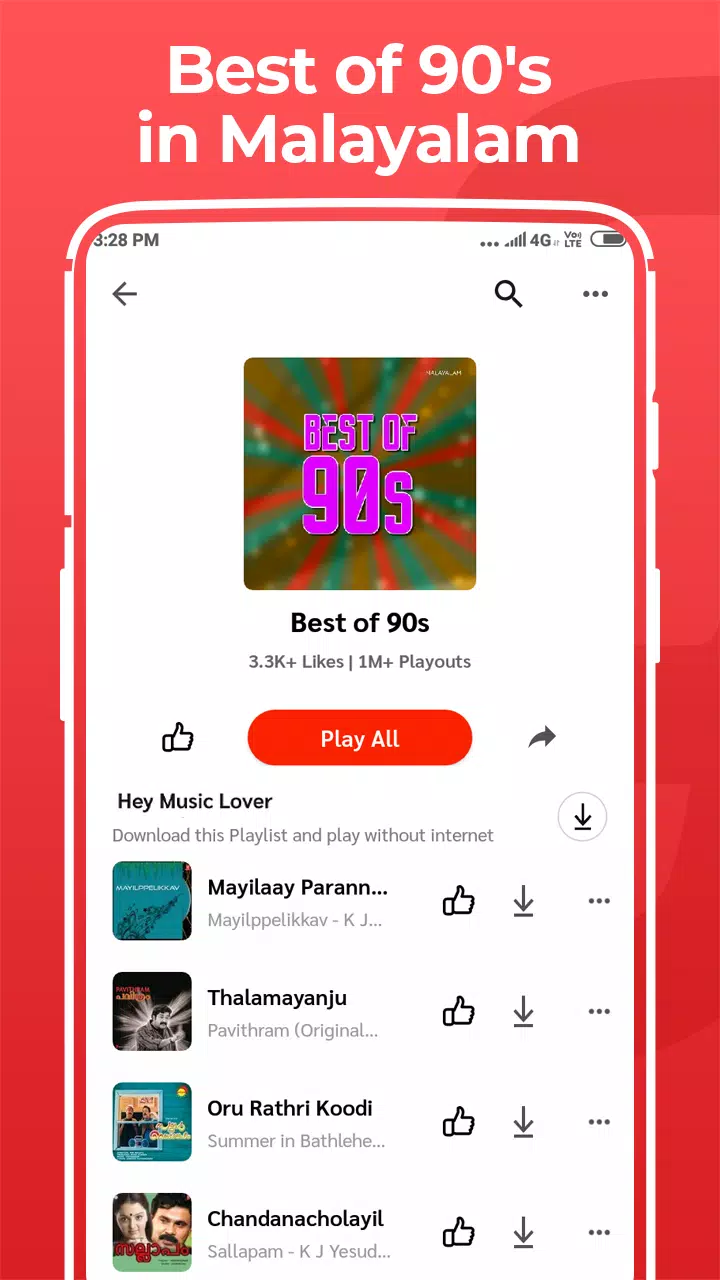 90's Hit Songs, Hindi Bollywood, Tamil MP3 Songs APK for Android Download