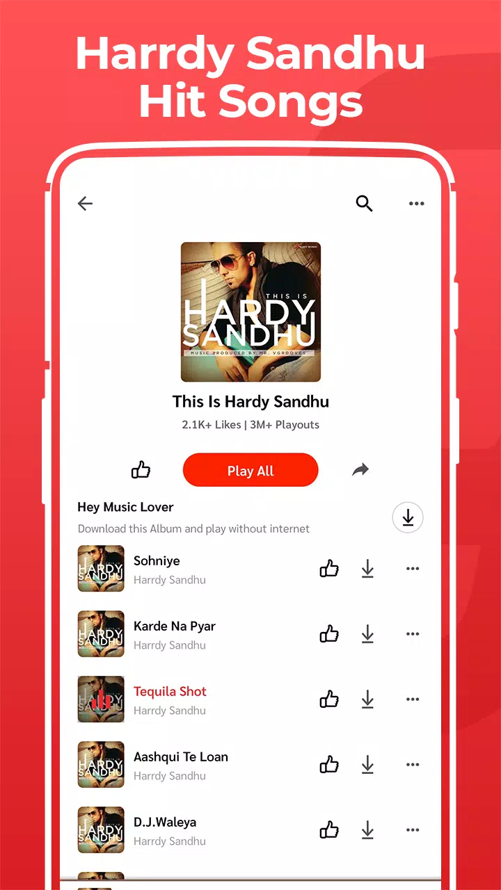 Harrdy Sandhu Song, Punjabi,New Song, All MP3 Song APK for Android Download