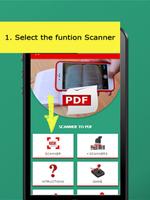 Scanner document pdf Affiche