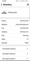 Pittsburg ISD screenshot 2