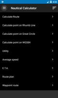 Nautical Calculator capture d'écran 1