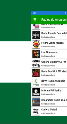 Descarga de APK de Radios Andalucía FM - Emisoras de Andalucía gratis para  Android