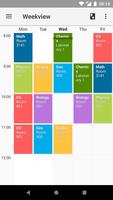 Timetable plakat