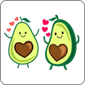 Leuke avocado-achtergronden