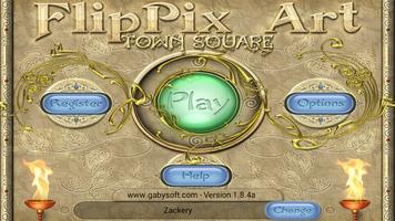 FlipPix Art - Town Square poster