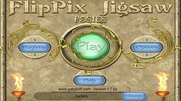 FlipPix Jigsaw - Posies الملصق