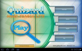 Quizard Word Search Lite ポスター