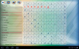 Quizard Word Search Lite تصوير الشاشة 1