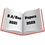 BA/BSE PAPERS 2020-21