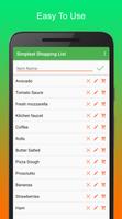 Simplest Shopping List Pro Affiche