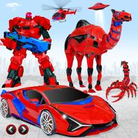 voiture robot chameau jeu Affiche