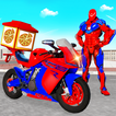 Superhero Bike Delivery Taxi