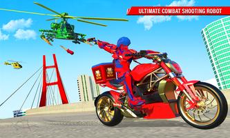 Superhero Bike Delivery Taxi screenshot 2