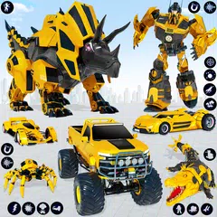 download Rhino Robot Car Transformation XAPK