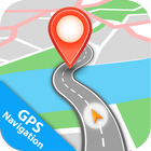 اتجاهات الخرائط والملاحة GPS أيقونة