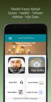 Fares Abbad Quran mp3 Offline poster