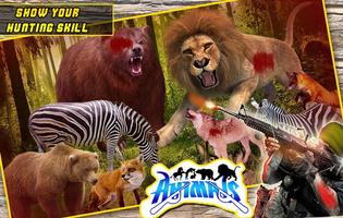 Safari Hunting Game Wolf in Jungle imagem de tela 1