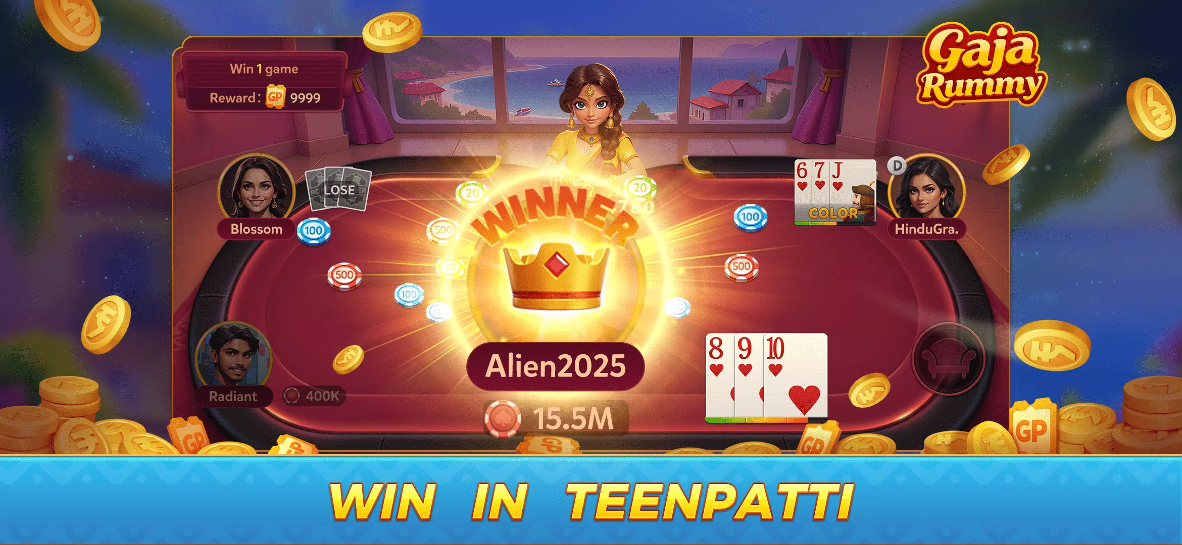 Gaja Rummy – Easy to play