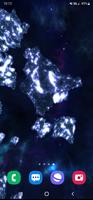 Space Asteroids Live Wallpaper capture d'écran 1