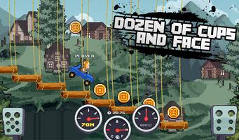 Hill Climb: Pixel Car ภาพหน้าจอ 1