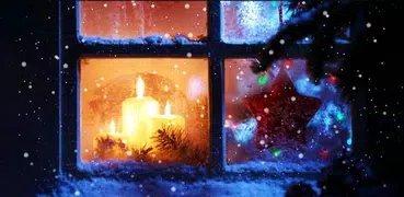 クリスマスのアニメーションの背景