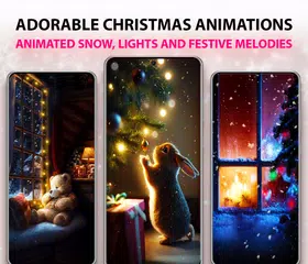 クリスマスのアニメーションの背景 アプリダウンロード