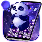Galaxy Cute Panda Gravity Theme icône