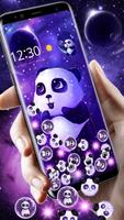 Galaxy Cute Panda Gravity Theme capture d'écran 2