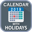 English Calendar 2019 with Hol APK