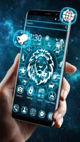 Galaxy horoscope Leo theme poster