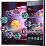 Galaxy lighting theme icon