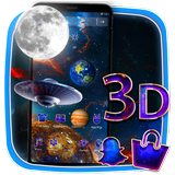 3D Galaxy Parallax Theme icon