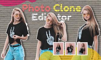 Photo Clone App twins Editor Poster