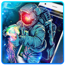 Galaxy Spaceman Theme APK