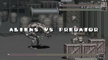 The Aliens Battle The Predators - beat' em up Affiche