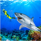 Angry Shark Attack Simulator 2019 أيقونة
