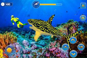 Angry Shark Attack Simulator 2019 تصوير الشاشة 2