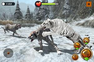 Wild Arctic Tiger Simulator 3D الملصق