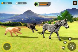 Wild Panther Family Life Sim الملصق
