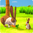 Rabbit Family Simulator أيقونة